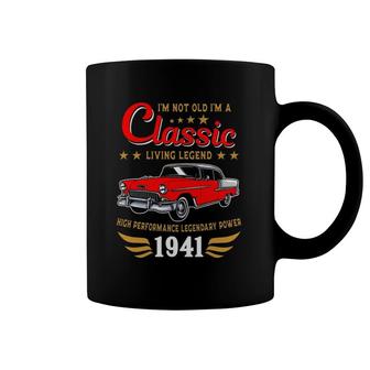 Vintage 1941 Classic Car Apparel For Legends Born In 1941 Ver2 Coffee Mug | Mazezy