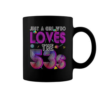 Vintage 1953 Birthday Just A Girl Who Love The 53S Costume Coffee Mug | Mazezy