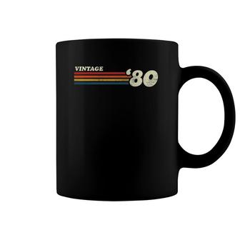 Vintage 1980 Chest Stripe 41St Birthday Coffee Mug | Mazezy