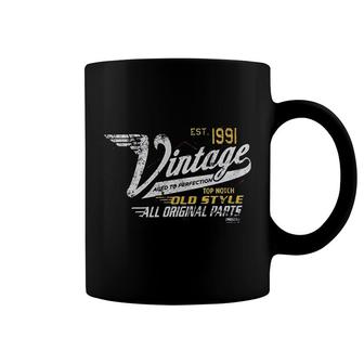 Vintage 1991 Aged To Perfection Vintage Racing Coffee Mug - Thegiftio UK