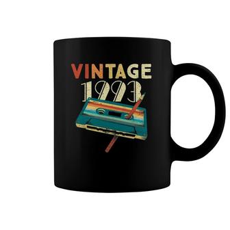 Vintage 1993 Music Cassette 29Th Birthday Gifts 29 Years Old Coffee Mug | Mazezy