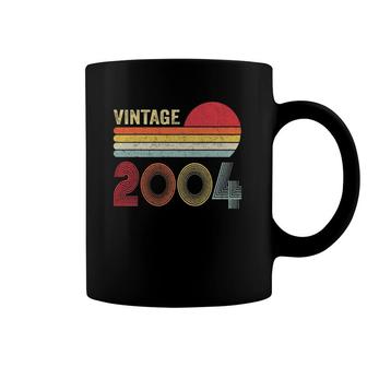 Vintage 2004 Funny 18 Years Old Boys And Girls 18Th Birthday Coffee Mug | Mazezy