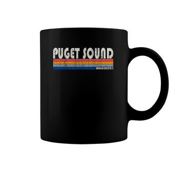 Vintage 70S 80S Style Puget Sound Wa Coffee Mug | Mazezy