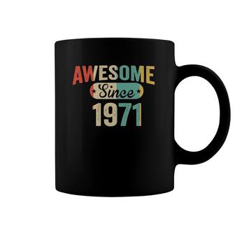 Vintage Awesome Since 1971 51St Birthday Coffee Mug | Mazezy