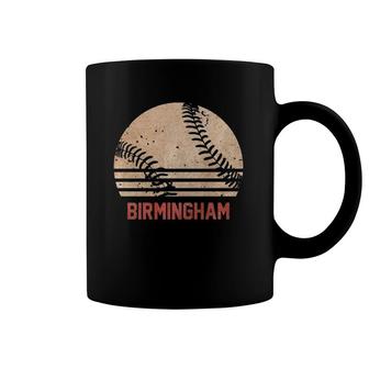 Vintage Baseball Birmingham Cool Softball Gift Coffee Mug | Mazezy