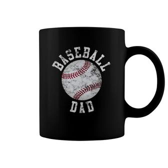 Vintage Baseball Dad Baseball Ball Coffee Mug | Mazezy