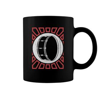 Vintage Bass Drum Player Music Retro Gift Coffee Mug | Mazezy