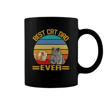 Vintage Best Cat Dad Ever British Shorthair Cats Dad Coffee Mug | Mazezy