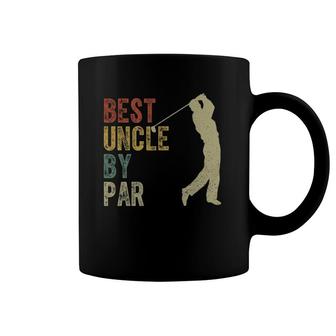 Vintage Best Uncle By Par Outfit Fathers Day Golfing Coffee Mug | Mazezy