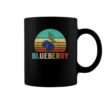 Vintage Blueberry Sunset Retro Gift Coffee Mug | Mazezy