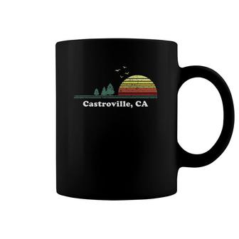 Vintage Castroville, California Home Souvenir Print Coffee Mug | Mazezy