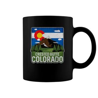 Vintage Crested Butte Colorado Rocky Mountains Coffee Mug | Mazezy