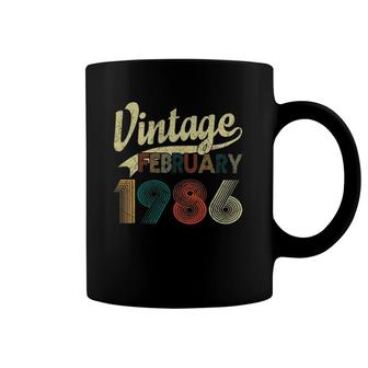 Vintage February 1986 Retro 36Th Birthday 36 Years Old Coffee Mug | Mazezy