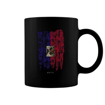 Vintage Haiti Flag Retro Haitian Flag Haitian Coffee Mug | Mazezy CA