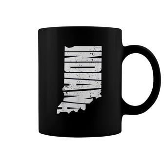 Vintage Indiana State The Hoosier State Coffee Mug | Mazezy