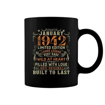 Vintage January 1942 Awesome 80 Years Old 80Th Birthday Coffee Mug | Mazezy