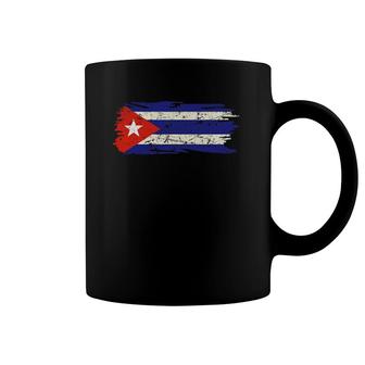 Vintage Proud Patriotic American Cuban Flag And Pride Cuba Coffee Mug | Mazezy