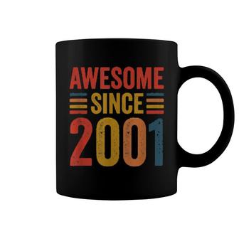 Vintage Retro Awesome Since 2001 21St Birthday Ideas Coffee Mug | Mazezy