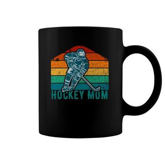 Vintage Retro Hockey Mom Life Coffee Mug | Mazezy