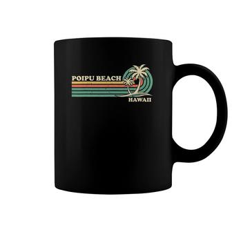 Vintage Retro Summer Vacation Hawaii Poipu Beach Coffee Mug | Mazezy