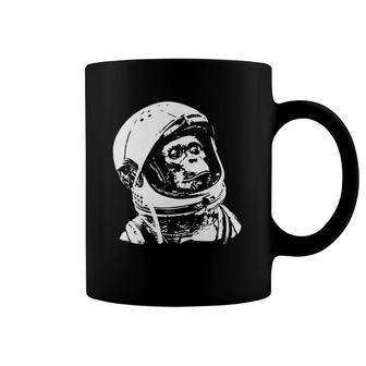 Vintage Space Travel Astronaut Monkey Tank Top Coffee Mug | Mazezy