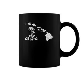 Vintage Style Aloha Hawaiian Islands Coffee Mug | Mazezy