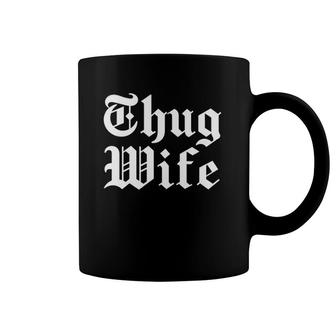 Vintage Thug Wife Tough Mom Gift Women's Coffee Mug | Mazezy