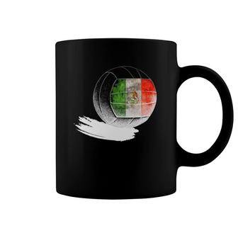 Vintage Volleyball Mexico Flag Mexican Pride Coffee Mug | Mazezy