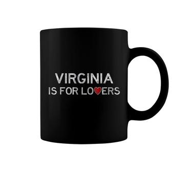 Virginia Is For The Lovers Distressed Design Coffee Mug - Thegiftio UK