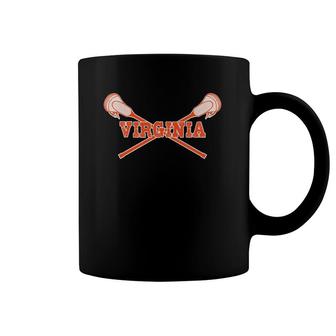 Virginia Lacrosse Lax Sticks Coffee Mug | Mazezy
