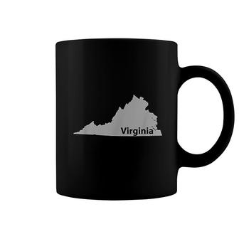 Virginia Map State Home Pride Gift Coffee Mug | Mazezy