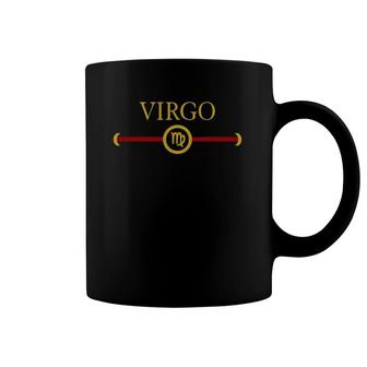 Virgo Zodiac Sep August Birthday Graphic Art Virgo Sign Coffee Mug | Mazezy
