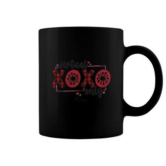 Vitual Xoxo Only Cna Red Buffalo Plaid Nursing Job Title Coffee Mug | Mazezy