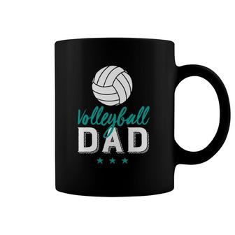 Volleyball Dad Proud Father And Sports Parents Coffee Mug | Mazezy