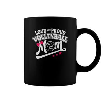Volleyball Loud And Proud Mom Women Coffee Mug | Mazezy