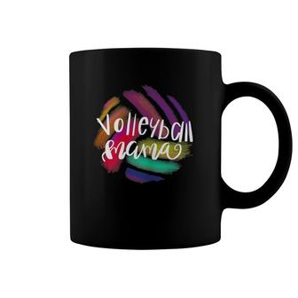 Volleyball Mama Female Sporty Mother Gift Volleyball Mom Coffee Mug | Mazezy