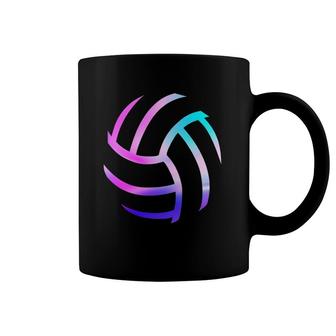 Volleyball Outline Watercolor Look Perfect Gift Teen Girls Coffee Mug | Mazezy