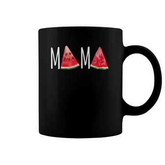 Watermelon Mama Mothers Day Gift Funny Melon Fruit Coffee Mug | Mazezy