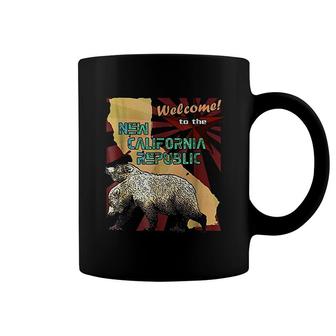 Welcome To The New California Republic Coffee Mug | Mazezy CA