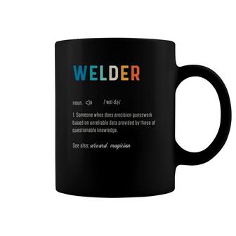 Welder Funny Word Definiton Welding Engineering Worker Weld Coffee Mug | Mazezy