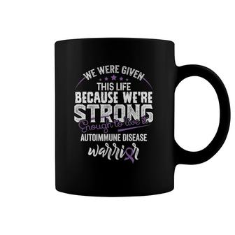 We're Strong- Autoimmune Disease Awareness Support Ribbon Coffee Mug | Mazezy CA
