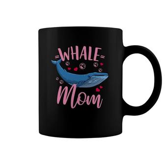 Whale Mom Mama Hearts Gift Coffee Mug | Mazezy