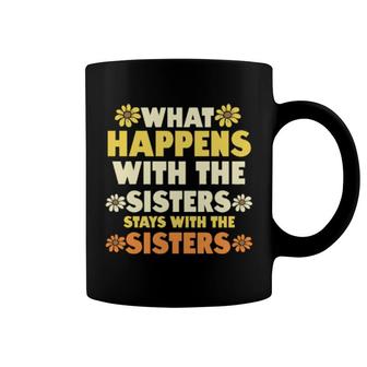 What Happens Ith The Sisters Stays With The Frère Ou Sœur Coffee Mug | Mazezy
