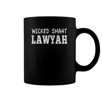 Wicked Smaht Lawyah Funny Court Lawyer Legal Law Coffee Mug | Mazezy
