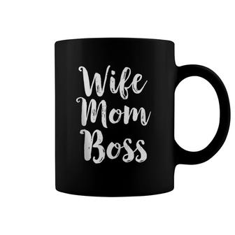 Wife Mom Boss Mothers Day Gift Mommy Mama Momma Women Her Coffee Mug | Mazezy UK