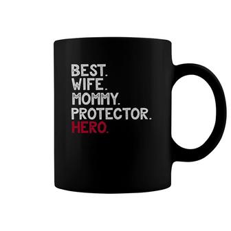 Wife Mommy Protector Hero Mother Coffee Mug | Mazezy