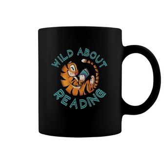 Wild About Reading Tiger Lovers Gift Coffee Mug | Mazezy