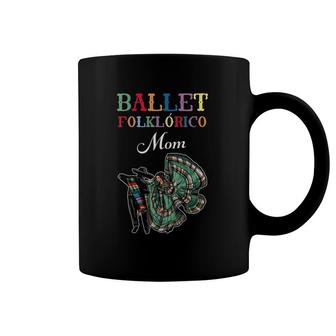 Womens Ballet Folklorico Mom V-Neck Coffee Mug | Mazezy