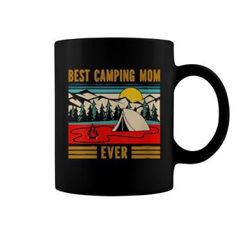 Womens Best Camping Mom Ever Family Tent Retro Vintage Coffee Mug | Mazezy