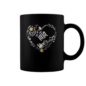 Womens Best Tata Ever Flower Blessed Grandma Mother's Day Cute Coffee Mug | Mazezy